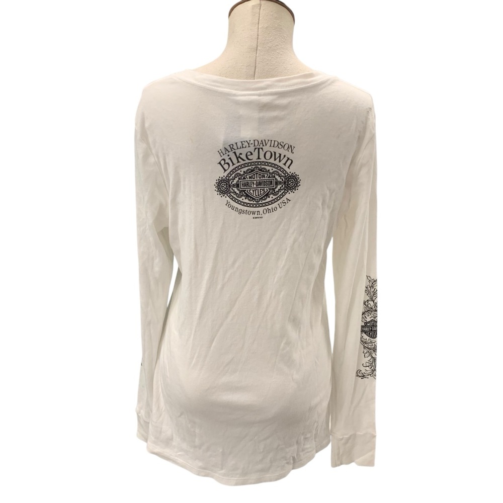 HARLEY-DAVIDSON Biketown Long Sleeve Graphic Tee – Size L - Picture 2 of 6